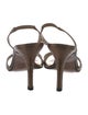 Stuart Weitzman Leather Slingback Sandals