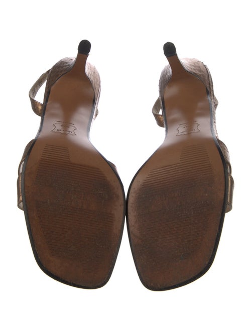 Stuart Weitzman Leather Slingback Sandals