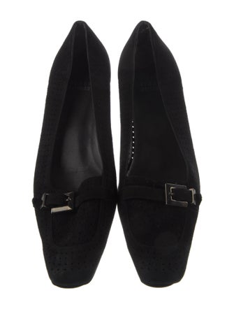 Stuart Weitzman Suede Printed Pumps