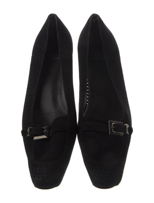 Stuart Weitzman Suede Printed Pumps