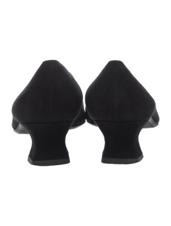 Stuart Weitzman Suede Printed Pumps