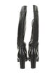 Stuart Weitzman Patent Leather Lace-Up Boots