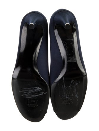 Stuart Weitzman Satin Crystal Embellishments Pumps