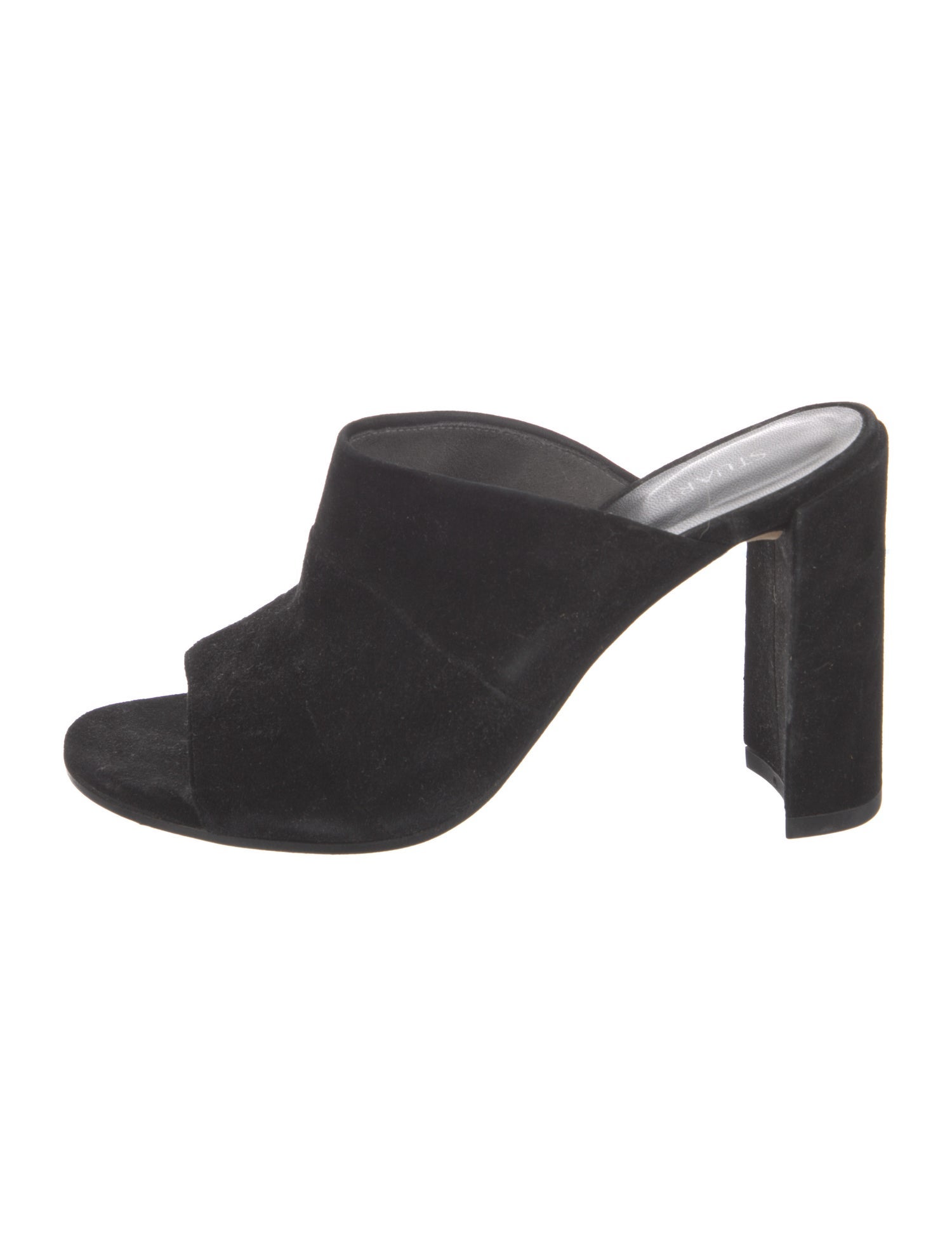 Stuart Weitzman Suede Slides