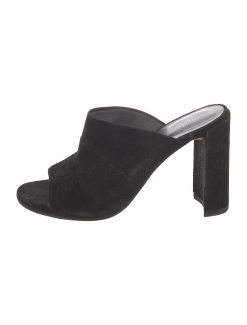 Stuart Weitzman Suede Slides