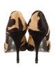 Stuart Weitzman Ponyhair Animal Print Slingback Pumps