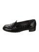 Stuart Weitzman Embossed Leather Loafers