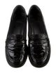 Stuart Weitzman Embossed Leather Loafers