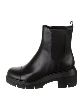 Stuart Weitzman Leather Chelsea Boots