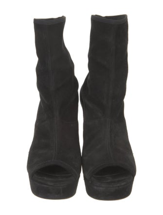 Stuart Weitzman Suede Sock Boots