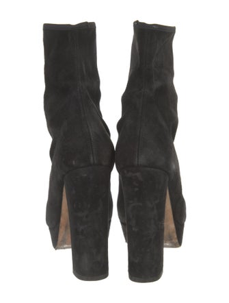Stuart Weitzman Suede Sock Boots