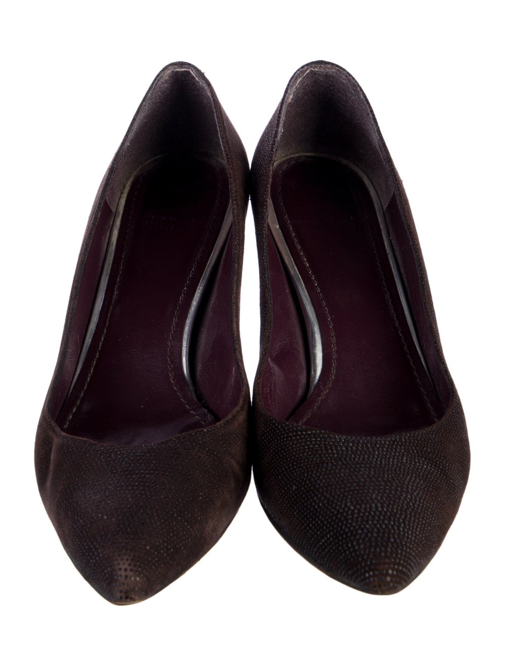 Stuart Weitzman Pumps Brown Semi-Pointed Toes - image 3