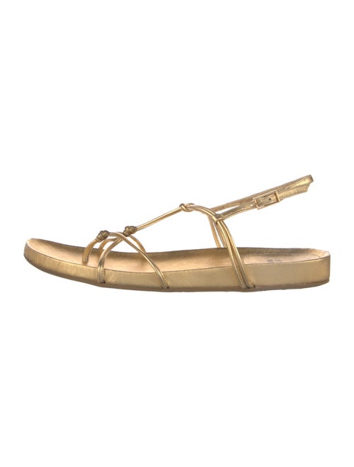 Stuart Weitzman Leather Slingback Sandals