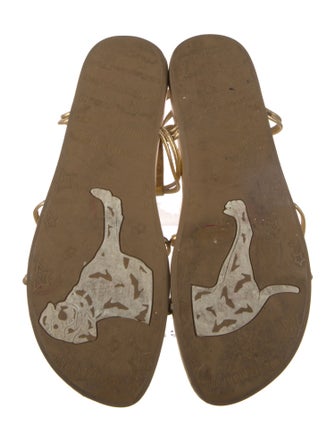 Stuart Weitzman Leather Slingback Sandals