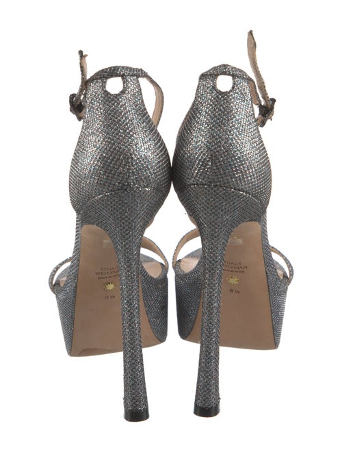 Stuart Weitzman Glitter Glitter Accents Sandals