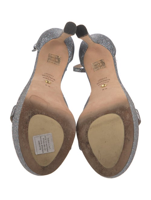 Stuart Weitzman Glitter Glitter Accents Sandals