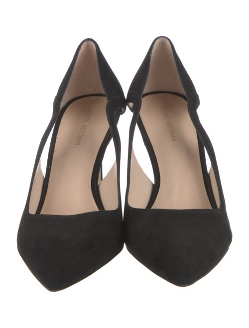 Stuart Weitzman Suede Slingback Pumps