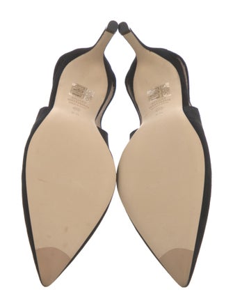 Stuart Weitzman Suede Slingback Pumps