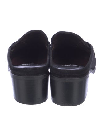 Stuart Weitzman Suede Mules