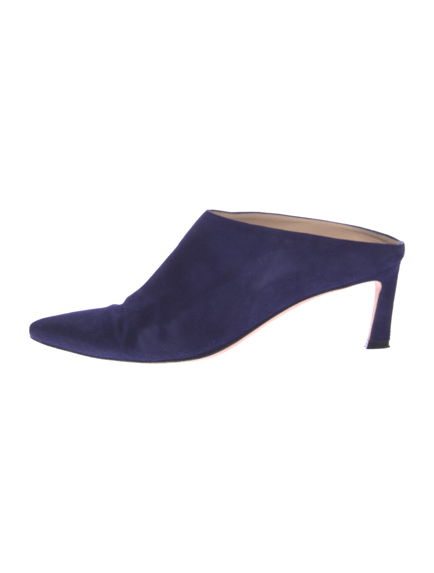 Stuart Weitzman Suede Mules