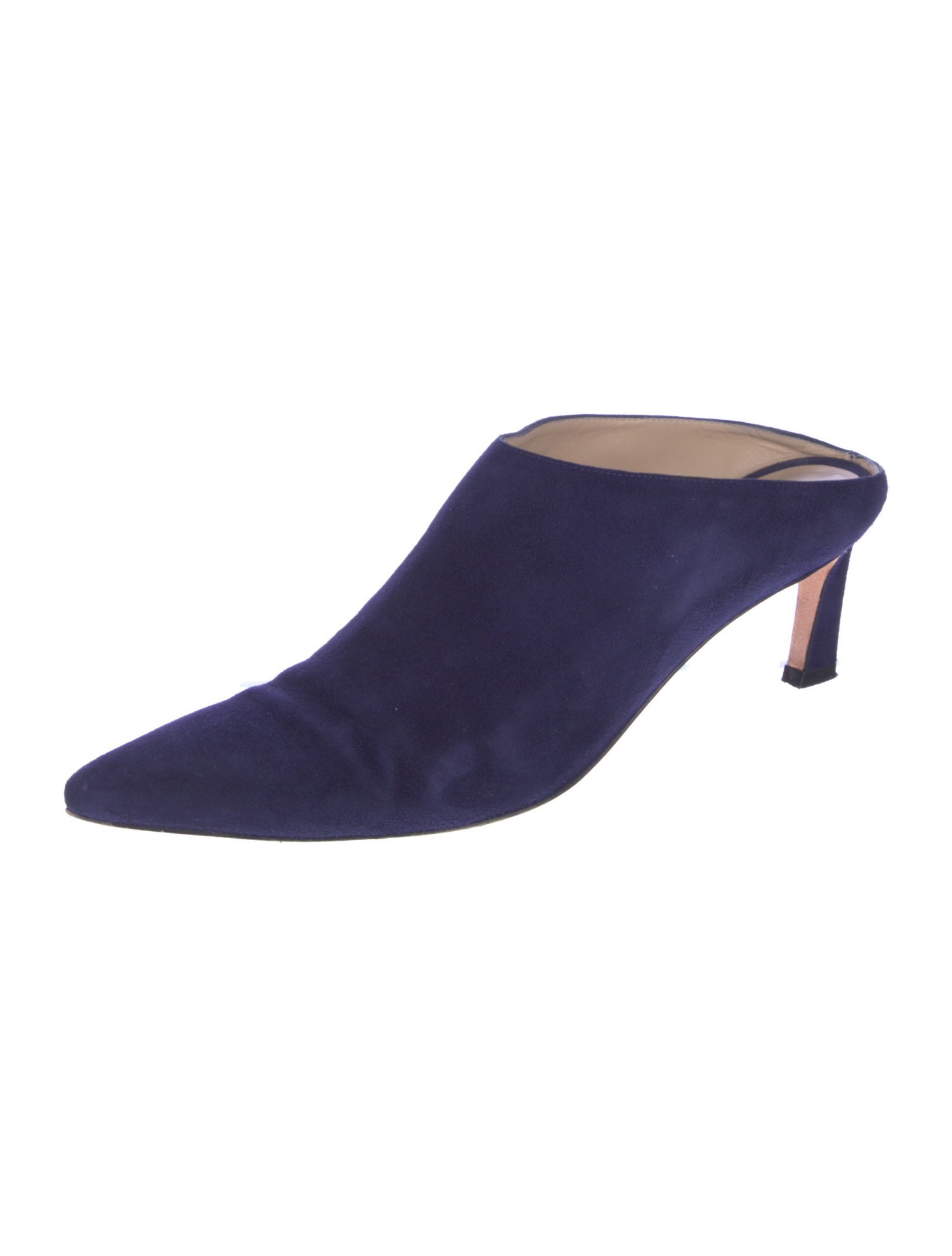Stuart Weitzman Suede Mules