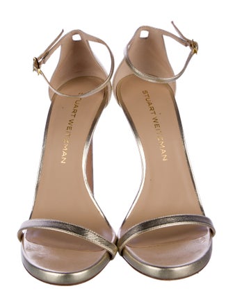 Stuart Weitzman Leather D'Orsay Pumps