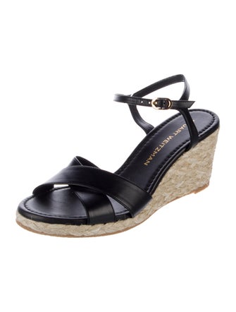 Stuart Weitzman Patent Leather Espadrilles