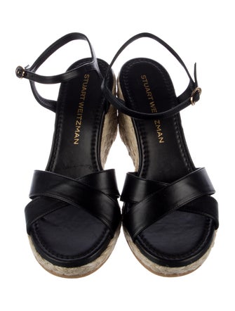 Stuart Weitzman Patent Leather Espadrilles
