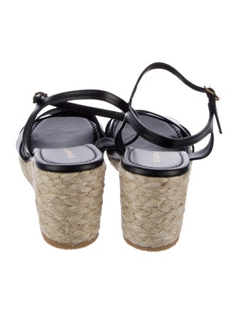 Stuart Weitzman Patent Leather Espadrilles