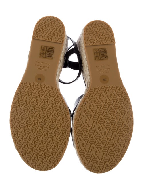 Stuart Weitzman Patent Leather Espadrilles