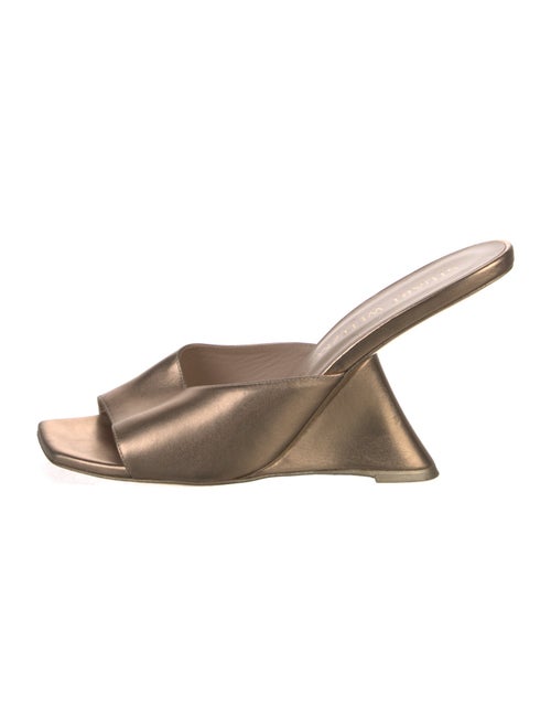 Stuart Weitzman Leather Slides