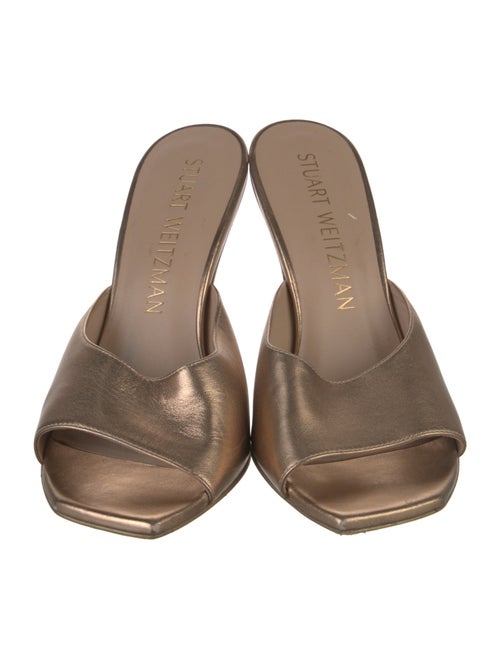 Stuart Weitzman Leather Slides