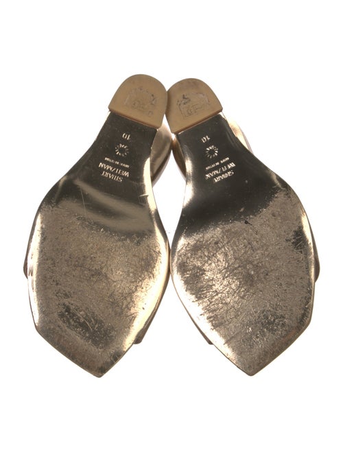 Stuart Weitzman Leather Slides