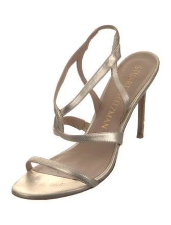 Stuart Weitzman Leather Slingback Sandals
