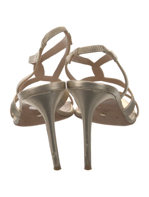 Stuart Weitzman Leather Slingback Sandals