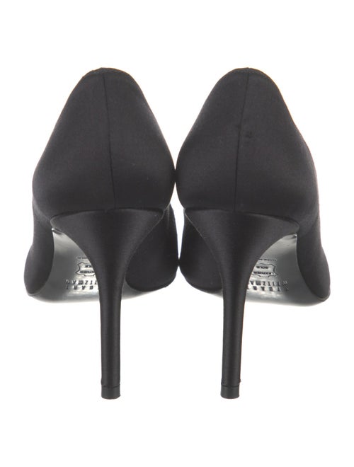 Stuart Weitzman Satin Printed Pumps