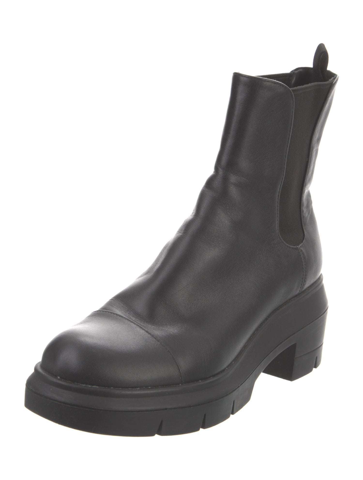 Stuart Weitzman Leather Chelsea Boots