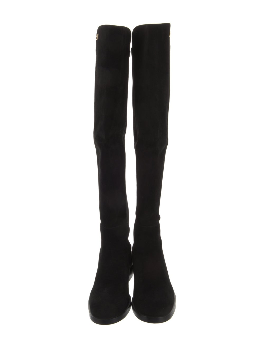 Stuart Weitzman Suede Over-The-Knee Boots Black R… - image 3