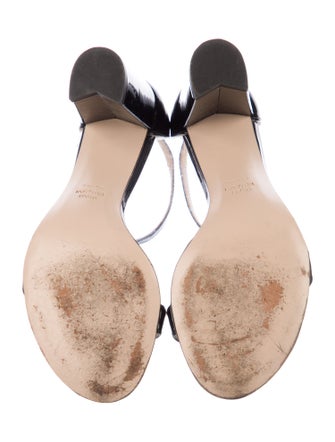 Stuart Weitzman Patent Leather Sandals