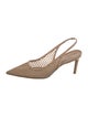 Stuart Weitzman Mesh Mesh Accents Slingback Pumps