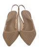 Stuart Weitzman Mesh Mesh Accents Slingback Pumps