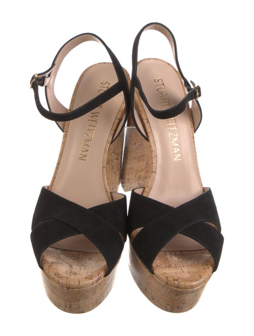Stuart Weitzman Suede Slingback Sandals