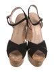 Stuart Weitzman Suede Slingback Sandals