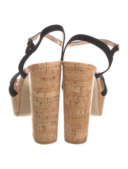 Stuart Weitzman Suede Slingback Sandals
