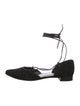 Stuart Weitzman Suede D'Orsay Flats