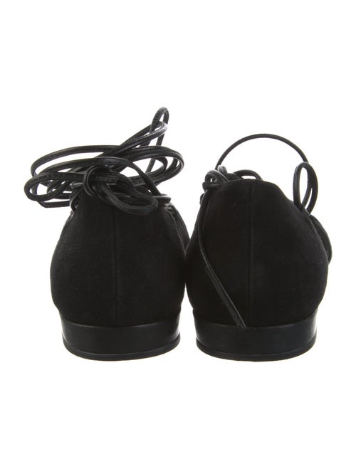 Stuart Weitzman Suede D'Orsay Flats