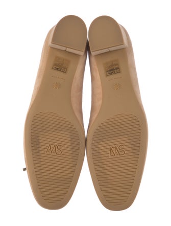 Stuart Weitzman Suede Bow Accents Pumps