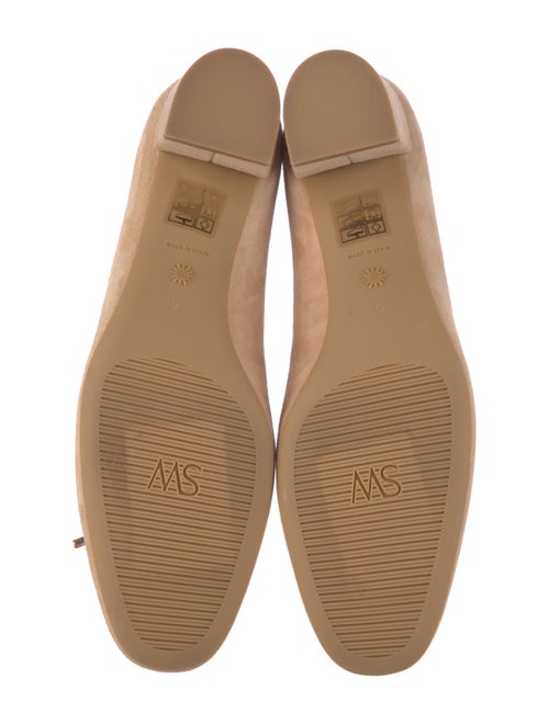 Stuart Weitzman Suede Bow Accents Pumps