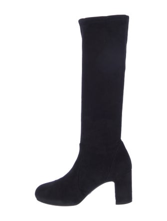 Stuart Weitzman Suede Sock Boots