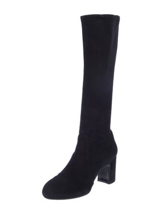 Stuart Weitzman Suede Sock Boots